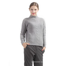 Nuevo diseño hermoso suéter de cashmere pullover